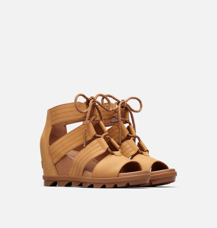 Sorel Dam Sandaler Brun - Joanie™ Ii Lace Wedge - UQS-816324